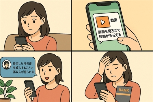 副業サイトで20代女性が約86万円詐欺被害 警察「簡単に稼げる副業はない」注意呼びかけ
