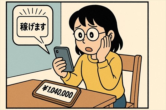 「稼げます」スマホゲームに副業紹介の広告 女子大学生が104万円詐欺被害