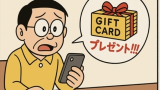 詐欺被害防止を「ギフトカードプレゼント」の詐欺広告に注意