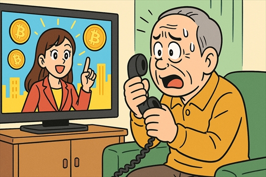 暗号資産のTVCMが招く高齢者詐欺の危機