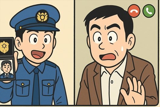 “ニセ警察官”詐欺電話したら… 出たのは“本物の警察官”