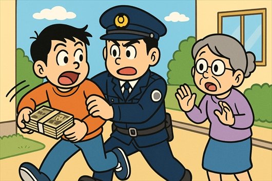 オレオレ詐欺未遂容疑 受け子の中学生を逮捕 70代女性宅に100万円を受け取り行くも嘘がばれ…