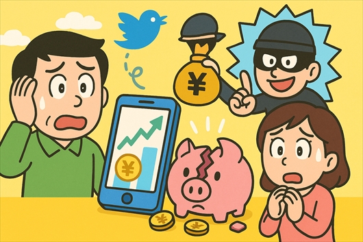 40代の男女が多額の投資詐欺被害 SNSから誘導、アプリ上では利益出たのに…