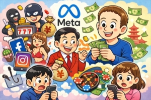 中国発の詐欺広告に甘いMeta、数千億円規模の収入優先か ザッカーバーグCEO関与の疑いも