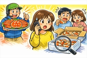 年末年始は急増する“カニカニ詐欺”にご用心「ぎっしりつまったお得なカニ」届いたら中身がスカスカ…