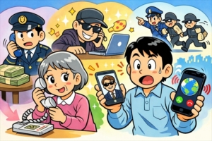 【音声あり】巧妙すぎる手口…警察官や有名人かたる詐欺