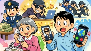 【音声あり】巧妙すぎる手口…警察官や有名人かたる詐欺