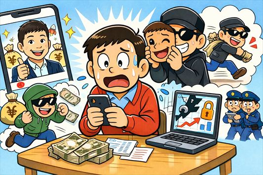 著名人をかたり…また詐欺被害