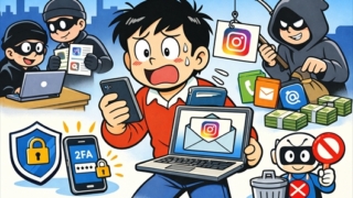 Instagramのパスワードリセットメールが来た人、それ詐欺です！