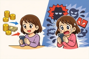 動画送信の副業名目で詐欺被害