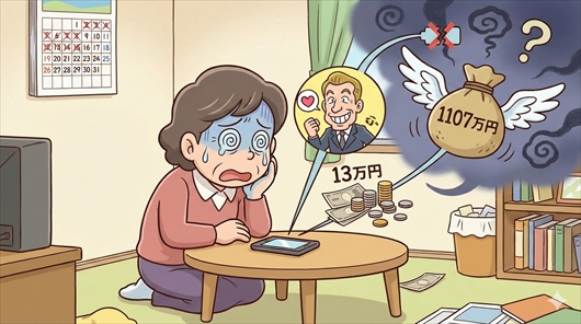 合った男、女性に13万円を振り込む…信じてしまった女性、スマホから“1107万円”を送金 音信不通になって詐欺に気付いた42歳