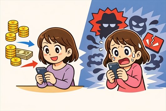 動画送信の副業名目で詐欺被害