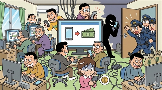 リスティング広告悪用か「副業始めるには費用」詐欺容疑で9人逮捕