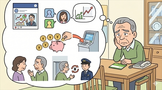 SNS上の広告をきっかけに知り合った「イシクラアサミ」のデタラメ投資話にだまされ…70代男性が2200万円詐欺被害