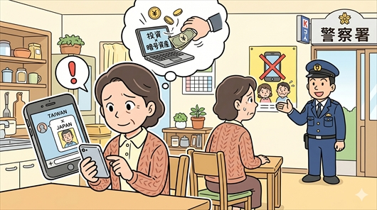 “台湾と日本のハーフの男”から突如DMが…惑わされ投資を始めるも「何度も送金したが出金できず騙されています」50代女性が警察に駆け込む