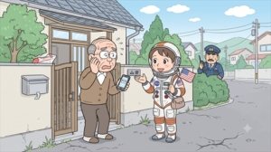 アメリカの女性宇宙飛行士装い詐欺容疑の女、「メールの返信なく心配になった」と被害男性宅に現れ御用