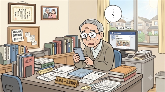 名誉教授がロマンス詐欺被害に 900万円以上だまし取られる マンションも売却