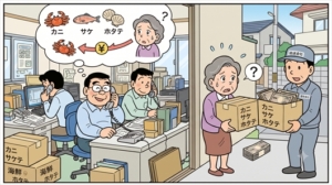 【カニカニ詐欺】「前回注文をもらった」巧妙な電話で約40万円を詐取 ウソの電話をかけ海産物を送り付ける詐欺―札幌の会社役員ら男7人を再逮捕―全国延べ4万人を狙った組織的犯行