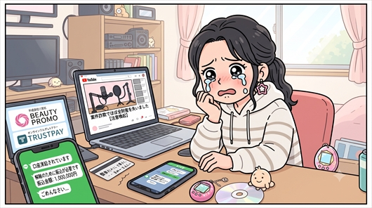 女性YouTuber、100万円超の案件詐欺で悔し涙「私ってこんな簡単に人の話信じちゃうんだ」