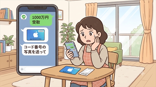 カード撮影送信要求、6千円詐欺被害