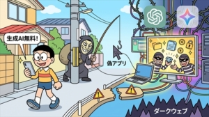 生成AI利用者を狙うネット詐欺が相次ぐ。偽アプリや「無料」の誘いから身を守るために