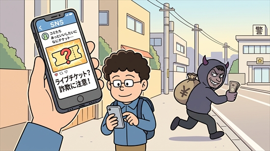 SNSでライブチケットの売買呼びかける「チケット詐欺」に注意 立て続けに発生「見知らぬ人との取引はしない」