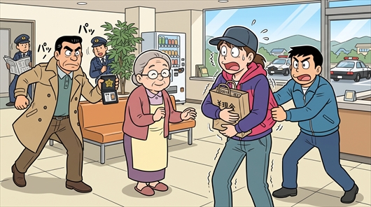 「だまされたふり作戦」2人目の逮捕 三次の500万円受け渡し現場を張り込み 詐欺未遂疑い